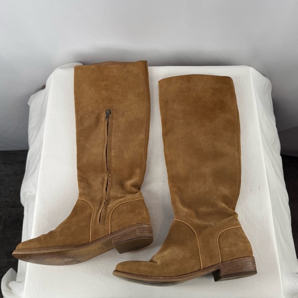 Ugg Daley Knee High Equestrian Riding Suede Boots in Brown Size 8 - Picture 2 of 10